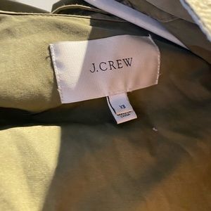 j crew army green jacket